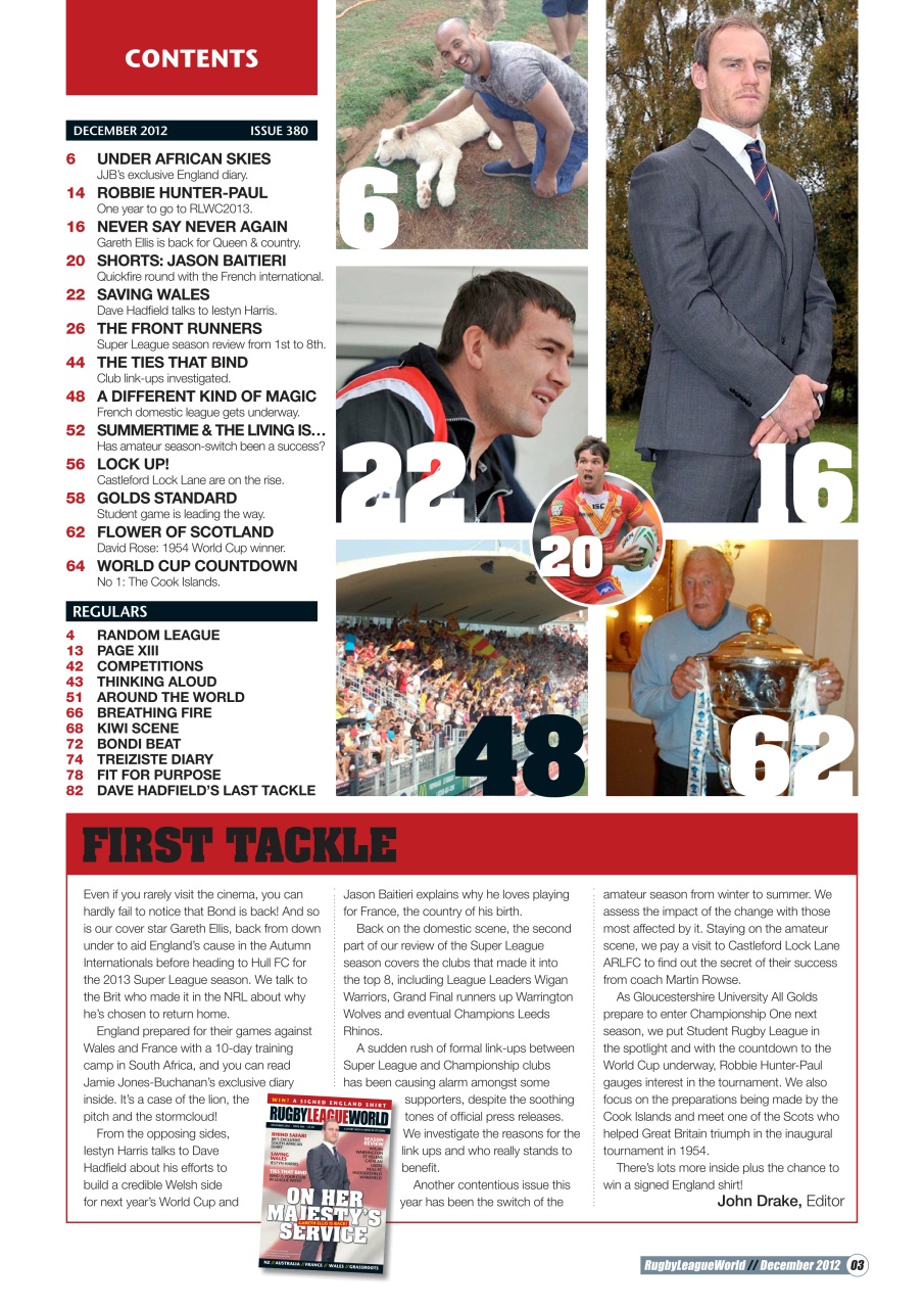 Rugby League World Preview Pages