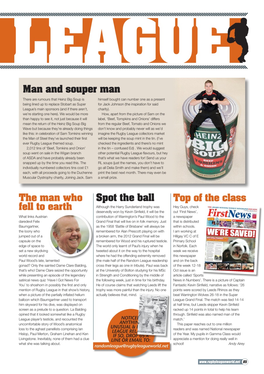 Rugby League World Preview Pages