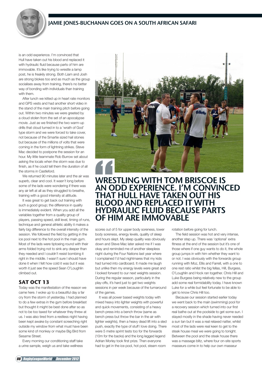 Rugby League World Preview Pages