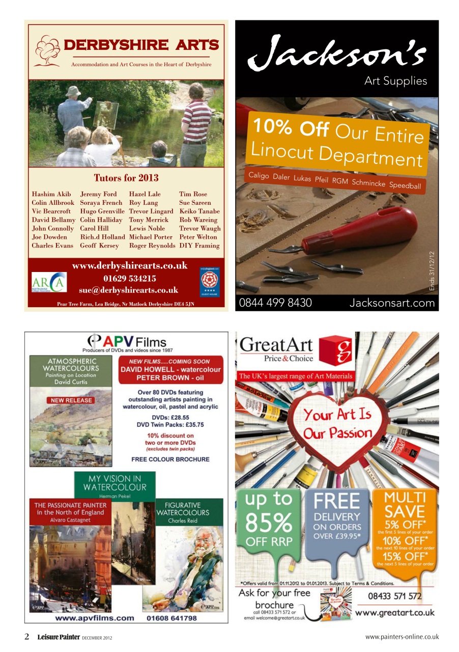 Leisure Painter & The Artist Preview Pages