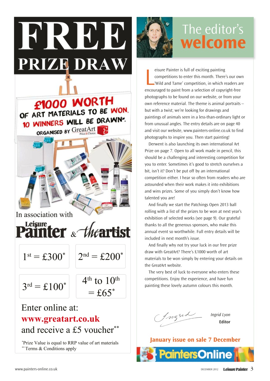 Leisure Painter & The Artist Preview Pages