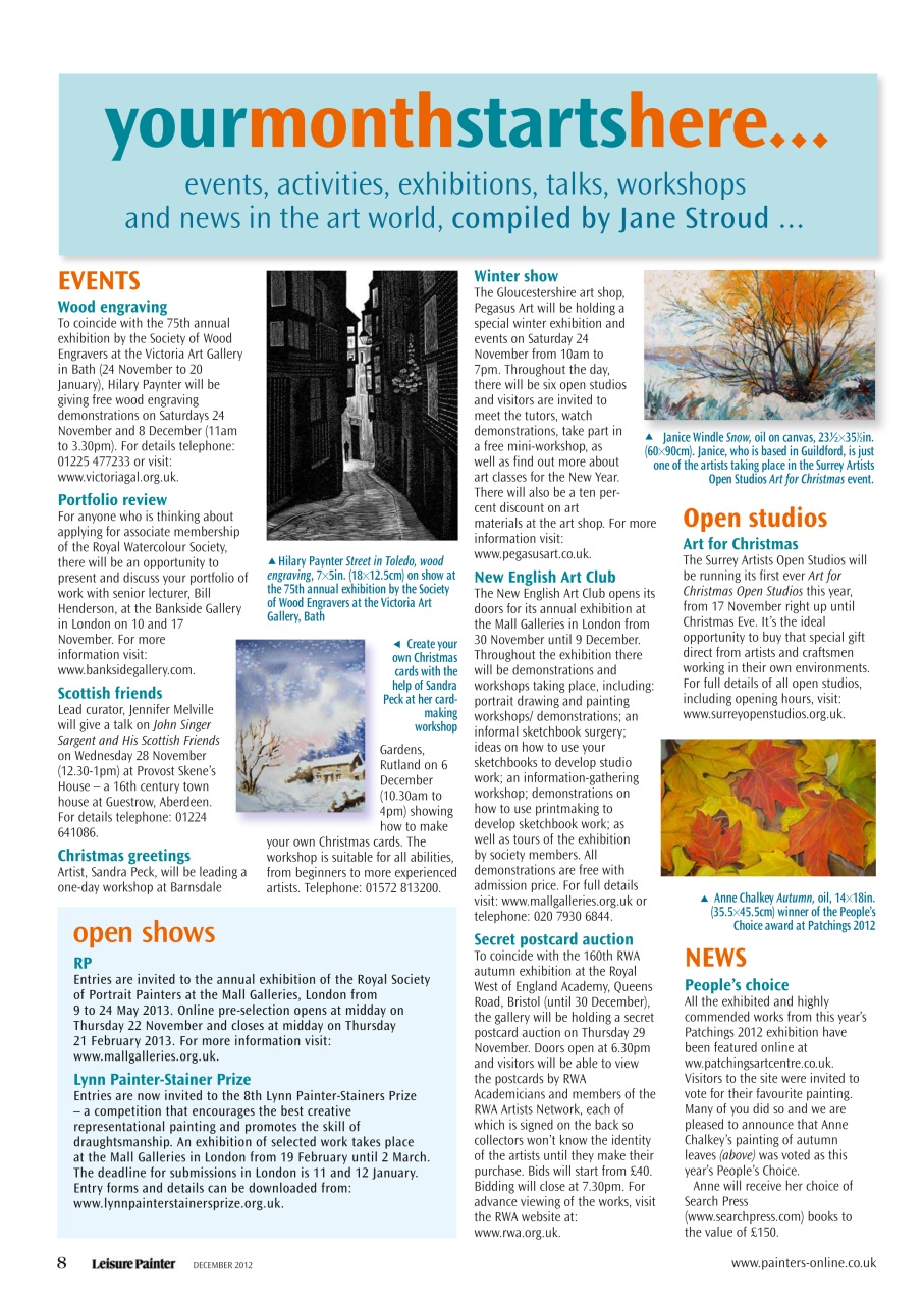 Leisure Painter & The Artist Preview Pages