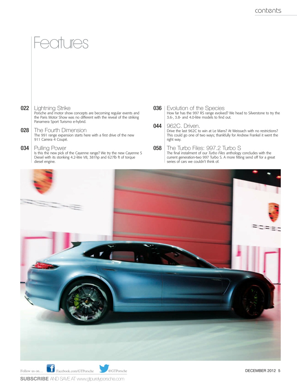GT Porsche Preview Pages