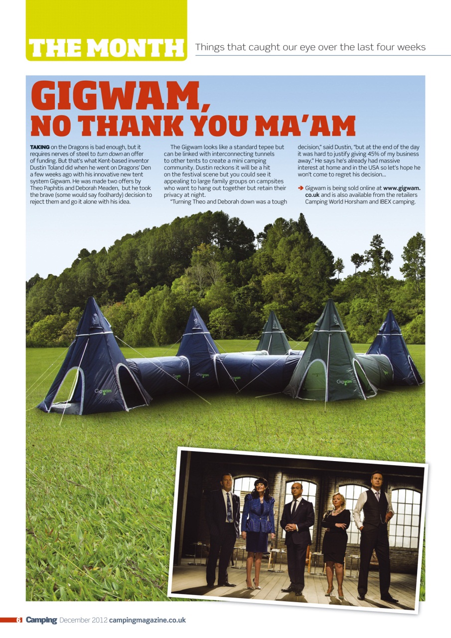 Camping Preview Pages