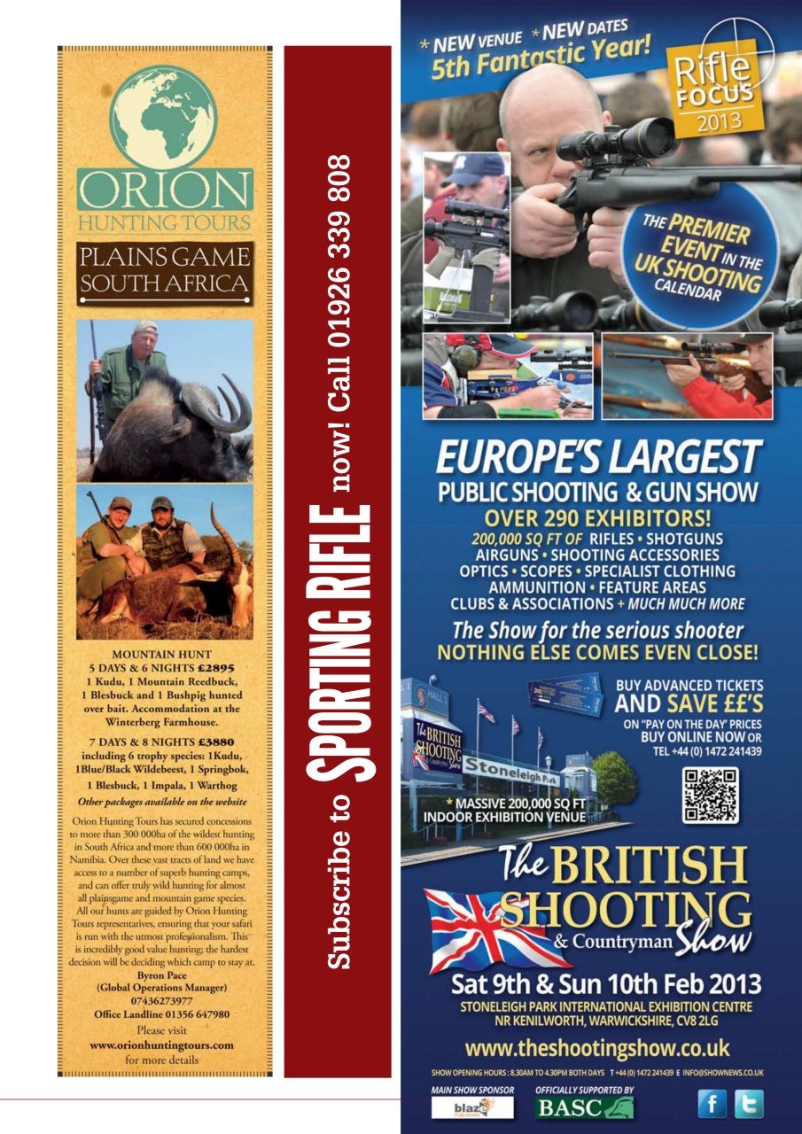 Sporting Rifle Preview Pages