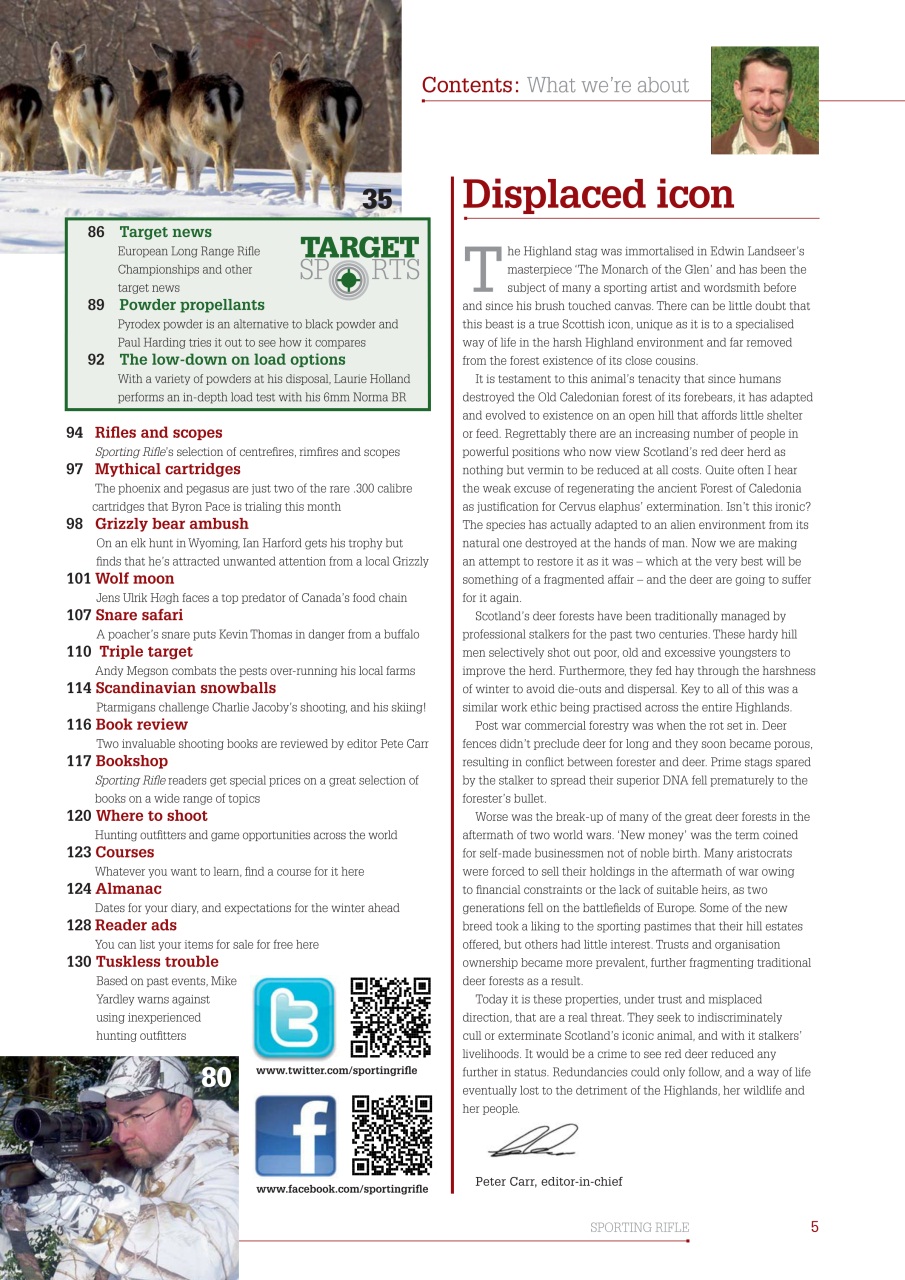 Sporting Rifle Preview Pages