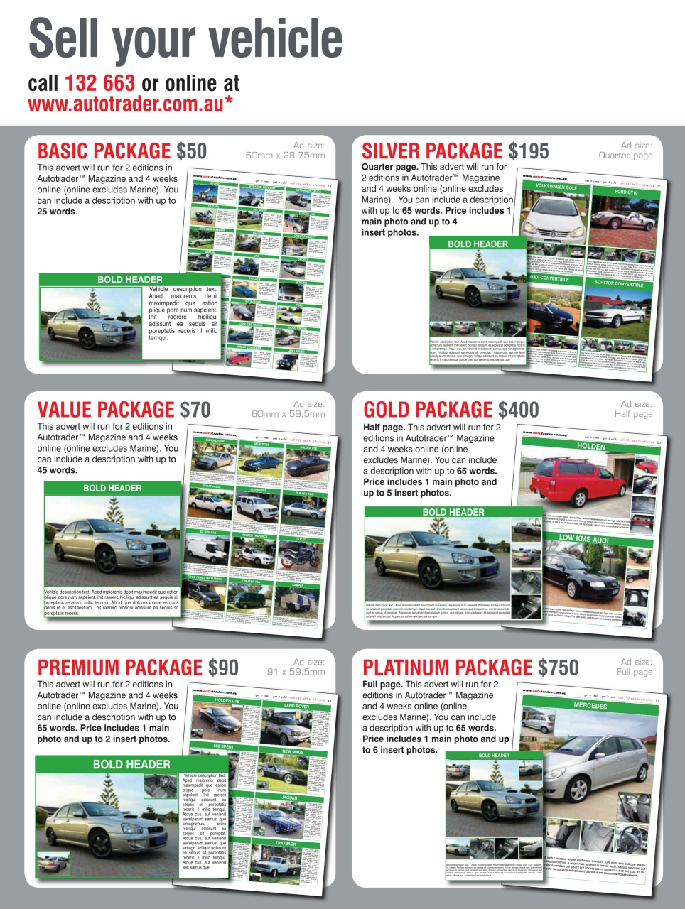 AutoTrader Preview Pages