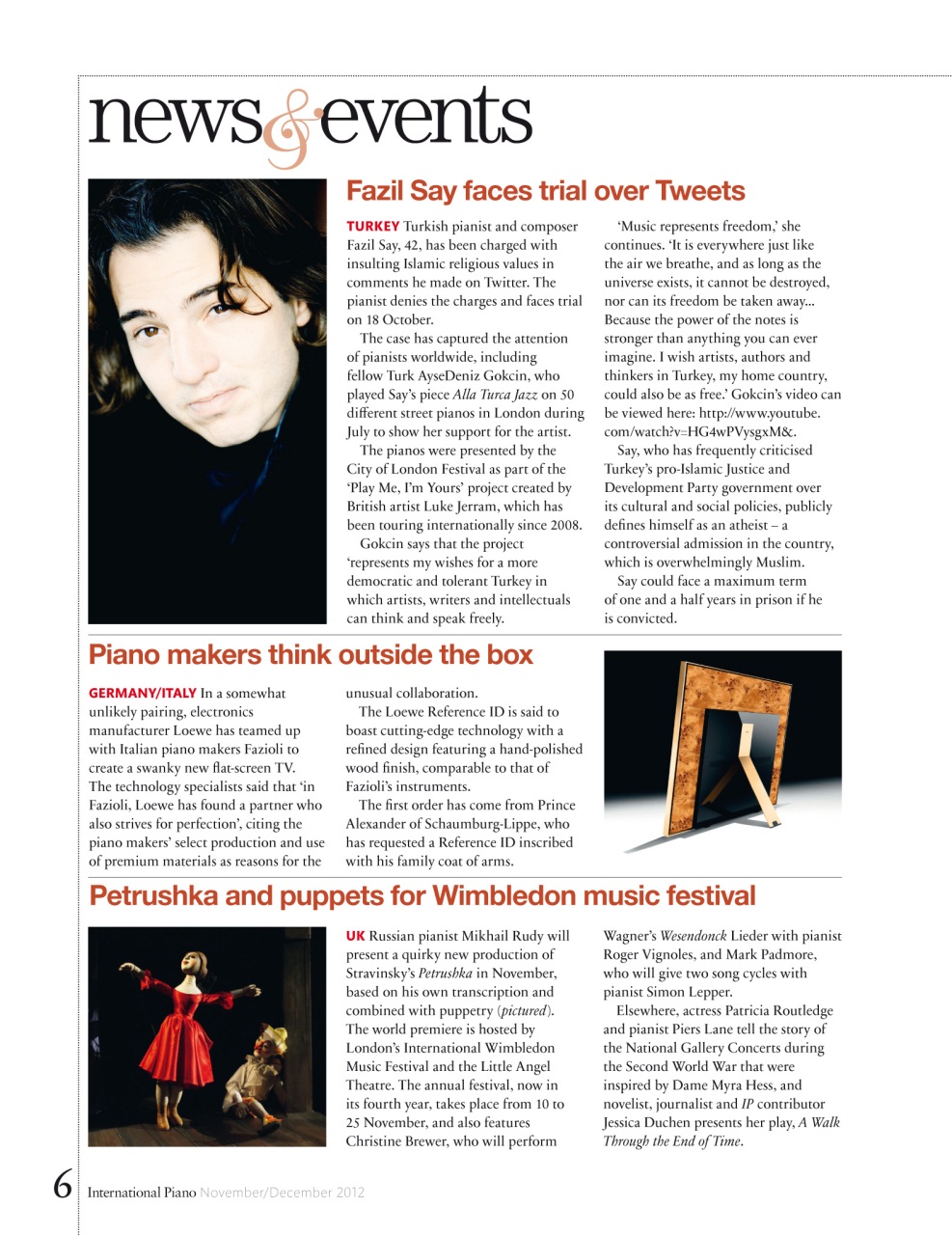 International Piano Preview Pages