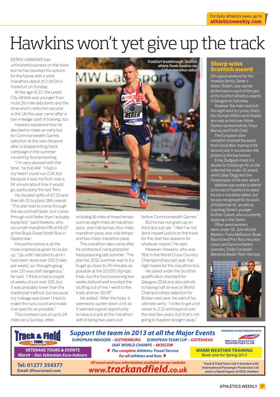 AW – Athletics Weekly Magazine Preview Pages