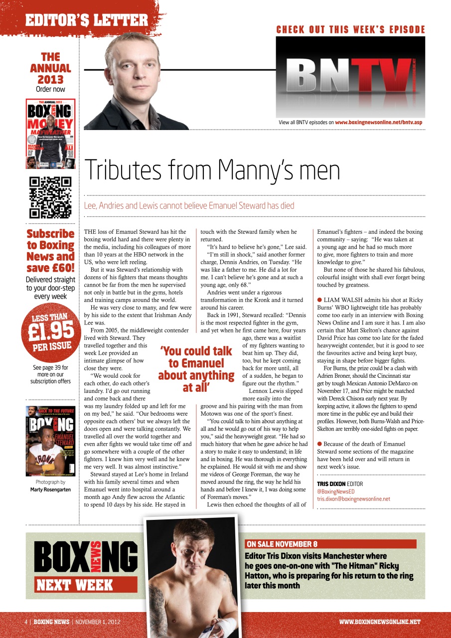 Boxing News Preview Pages