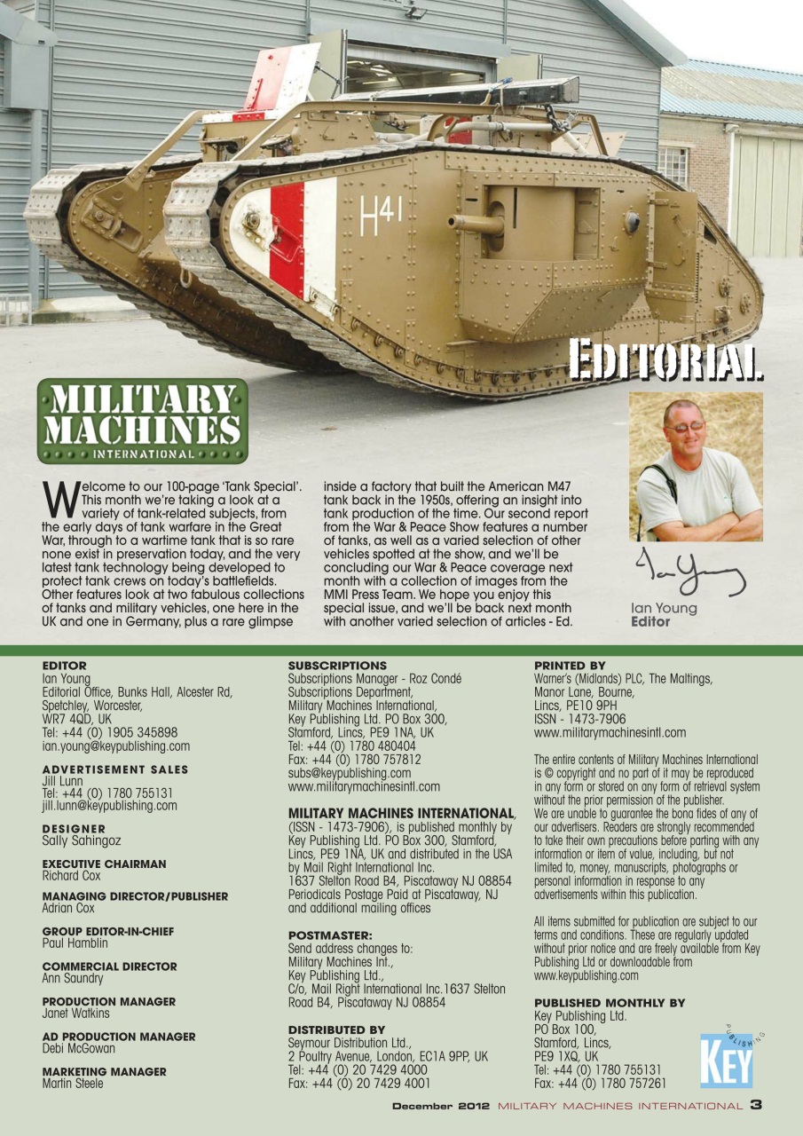 Military Machines International Preview Pages