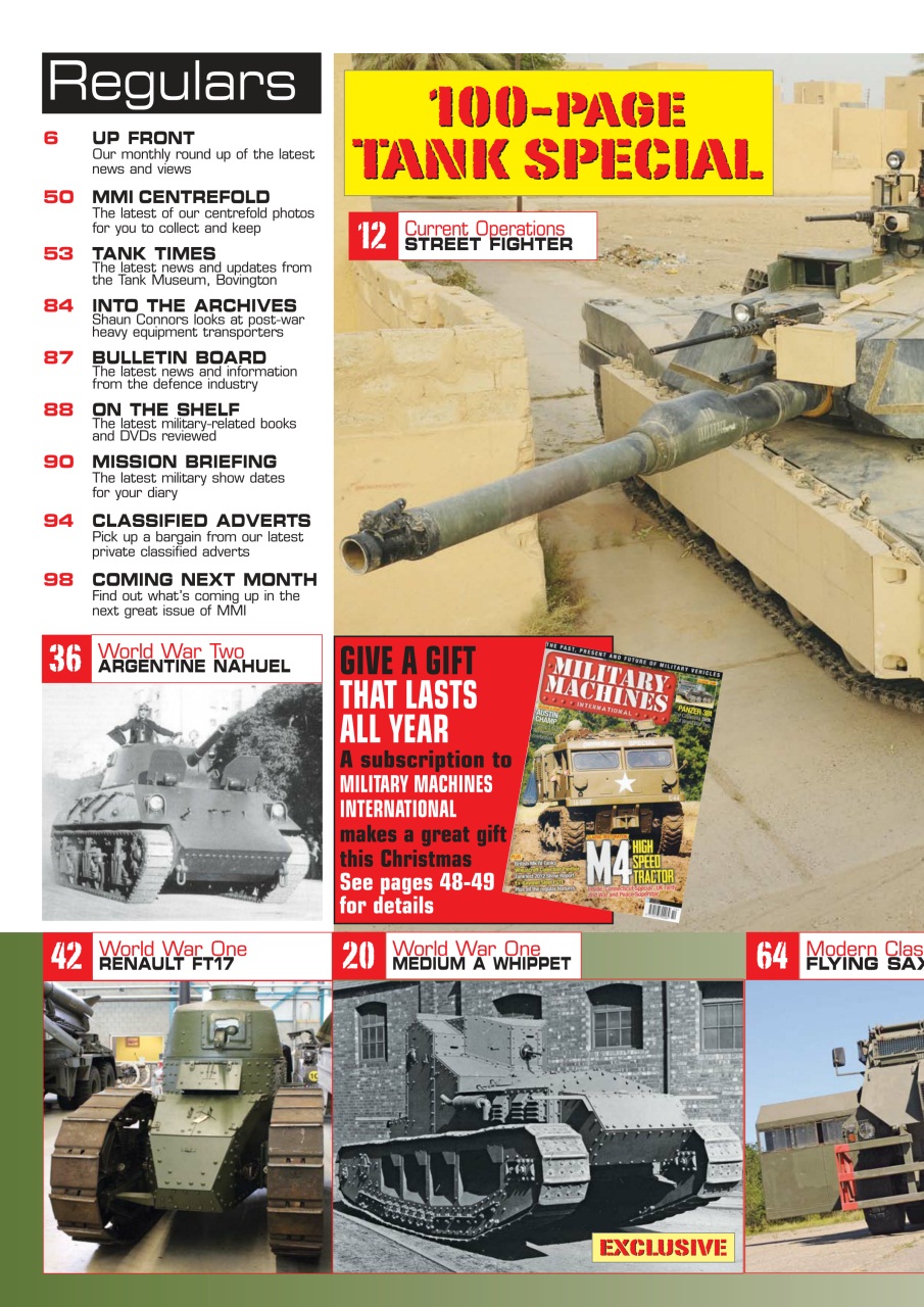 Military Machines International Preview Pages