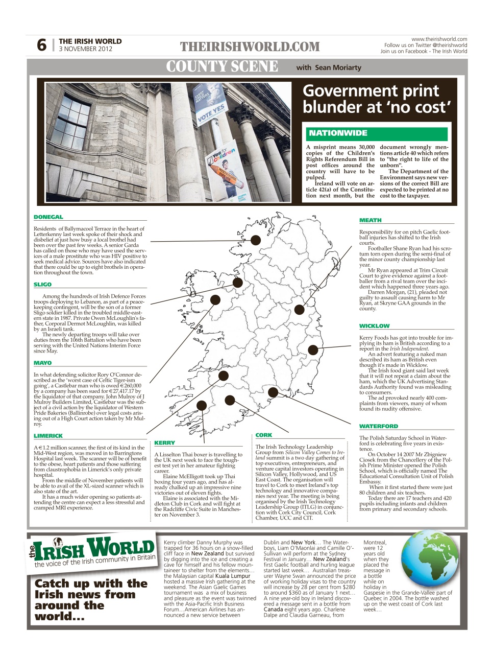 Irish World Preview Pages