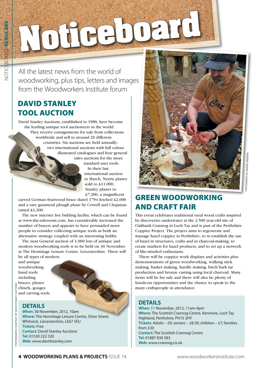 Woodworking Crafts Magazine Preview Pages
