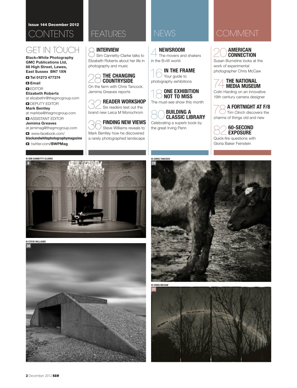 Black+White Photography Preview Pages