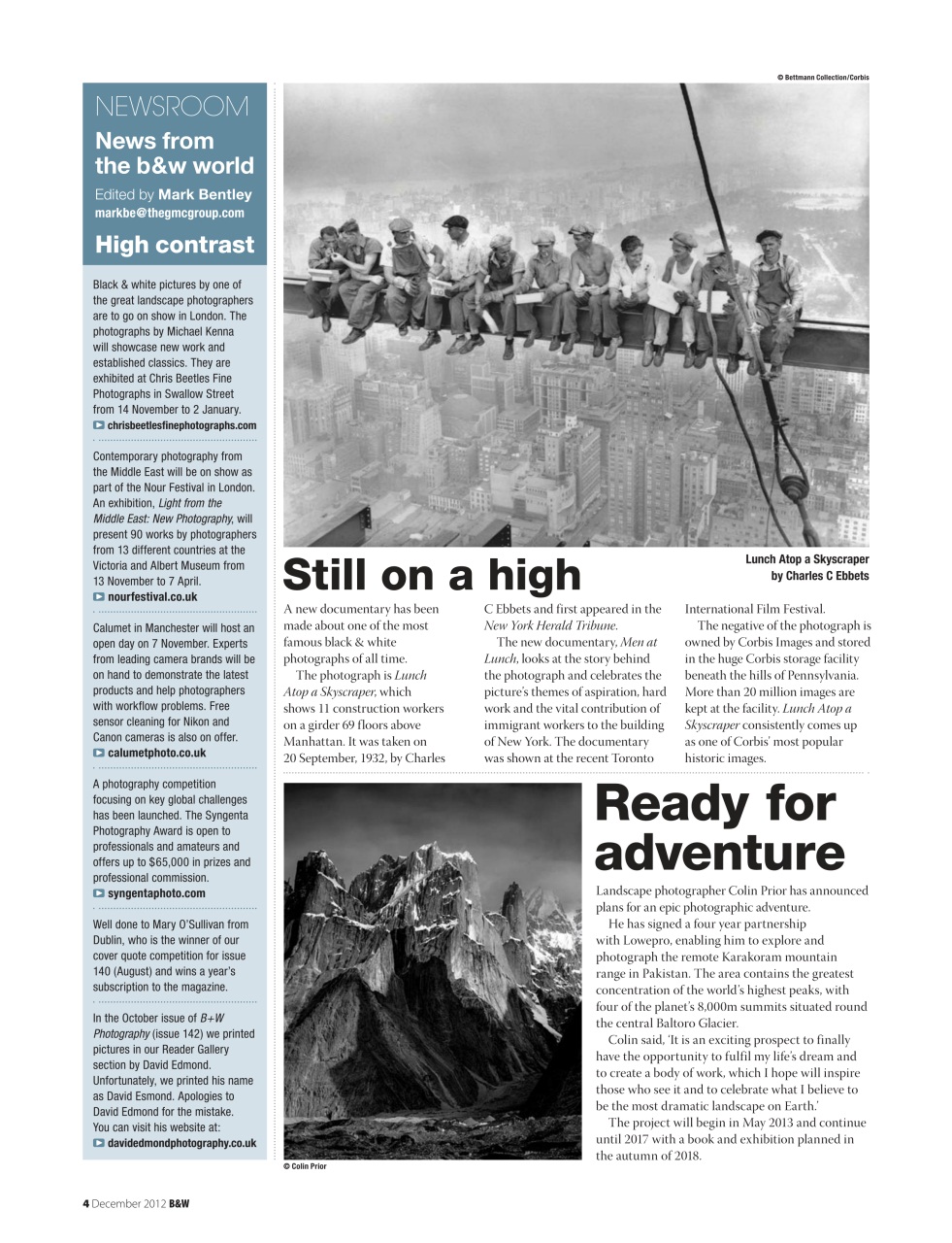 Black+White Photography Preview Pages