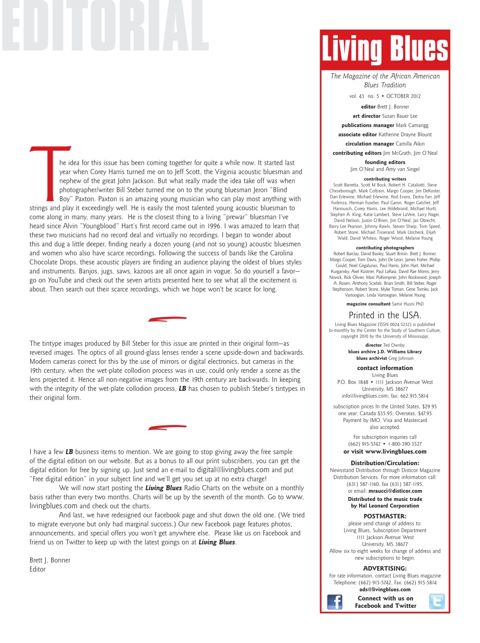 Living Blues Preview Pages