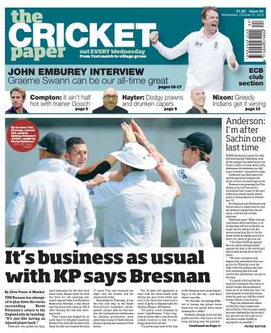 The Cricket Paper issue 31st October 2012