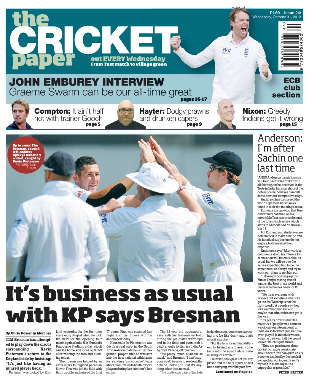 The Cricket Paper Preview Pages