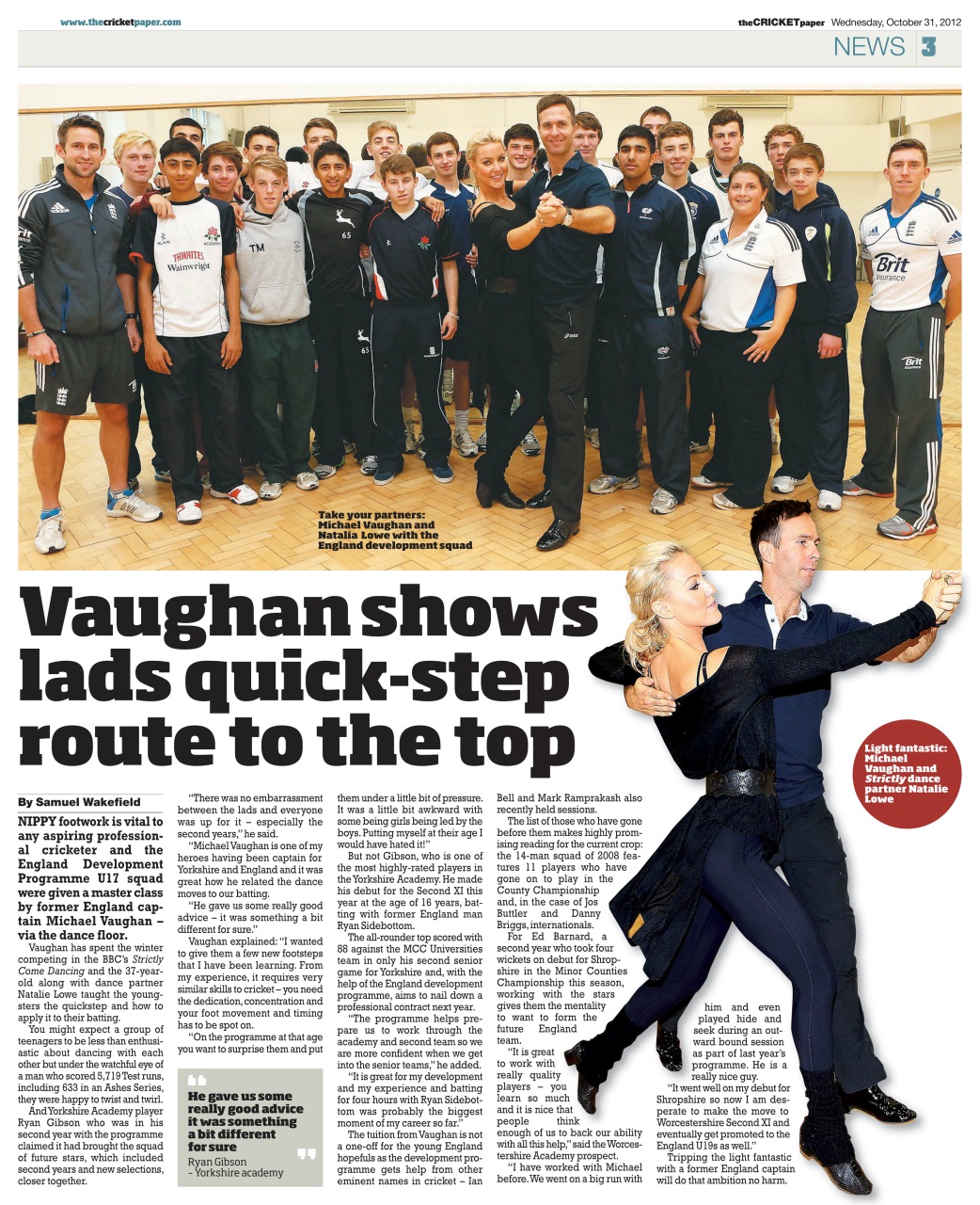 The Cricket Paper Preview Pages