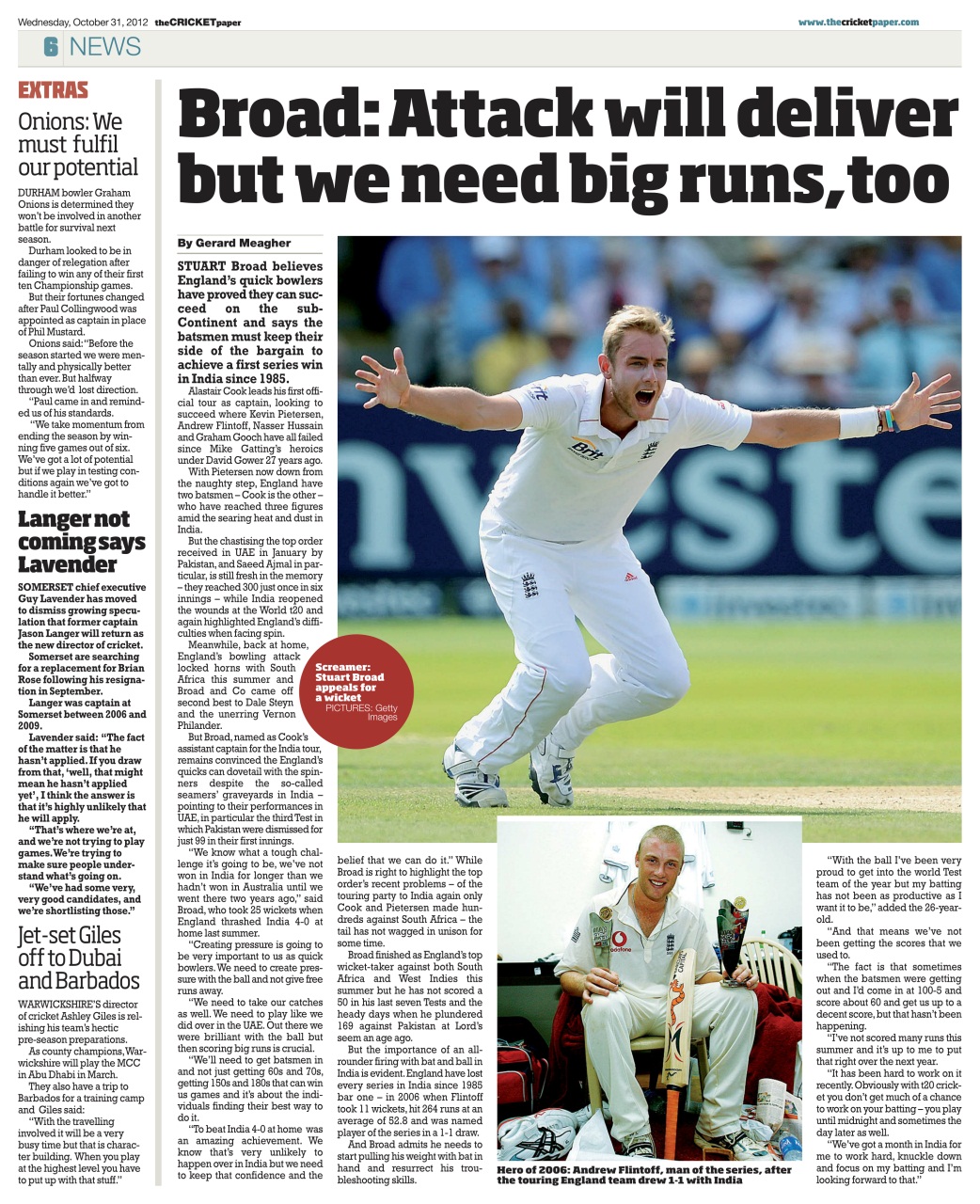 The Cricket Paper Preview Pages
