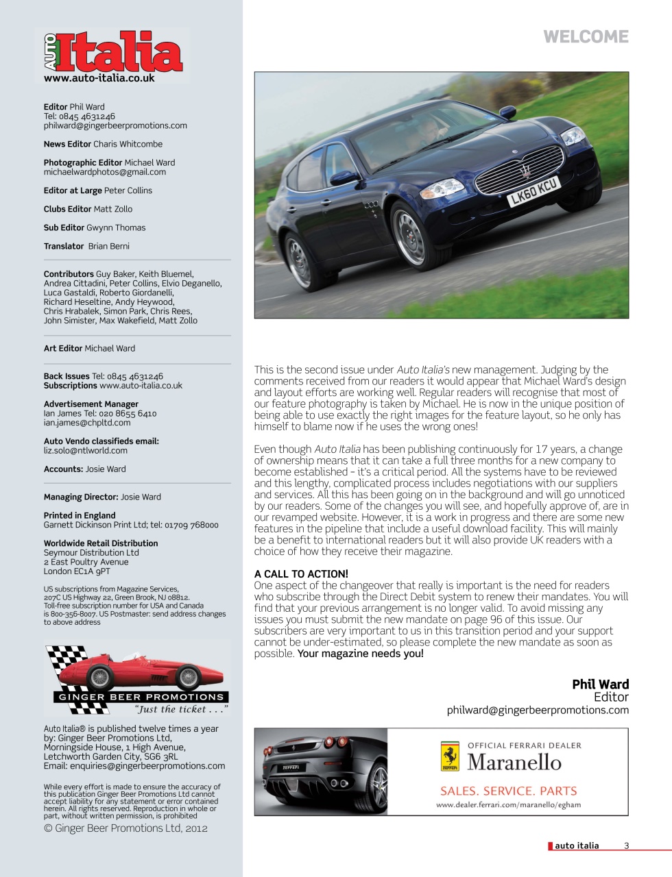 AutoItalia Magazine Preview Pages