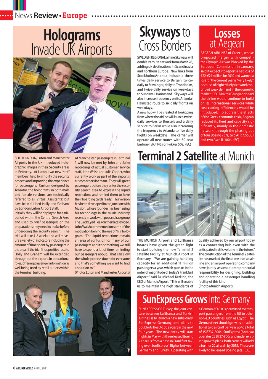 Airliner World Preview Pages