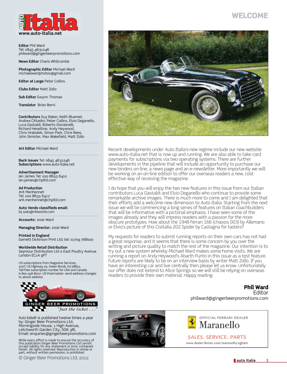 AutoItalia Magazine Preview Pages