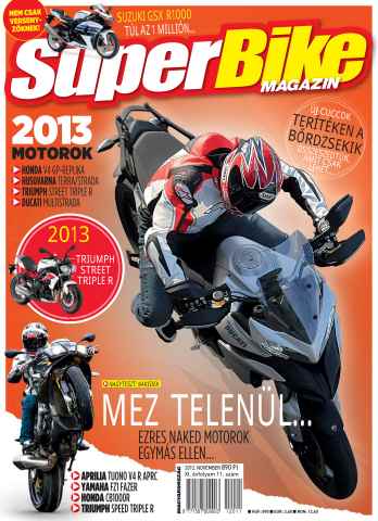 SuperBike Hungary issue November 2012