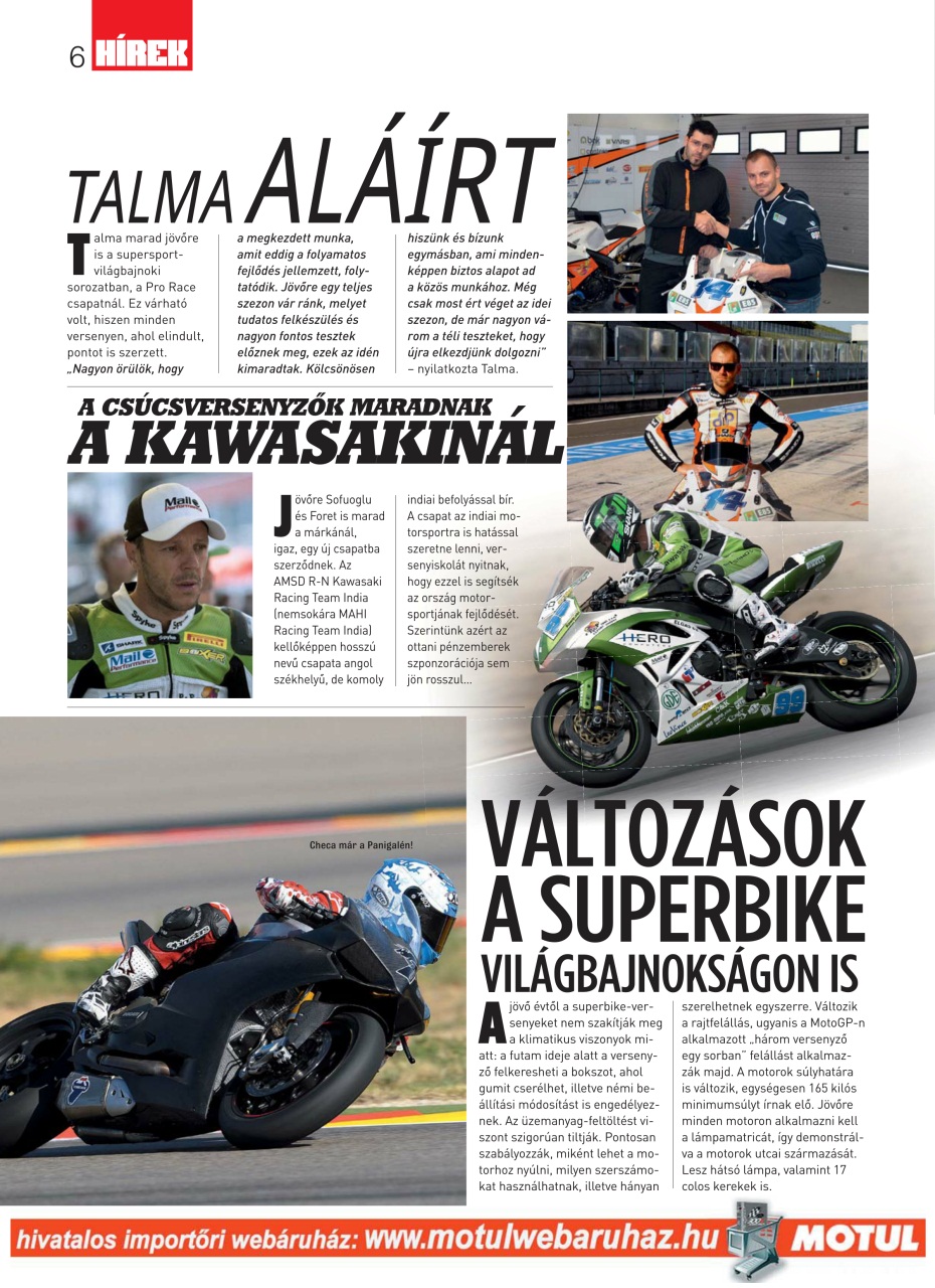 SuperBike Hungary Preview Pages