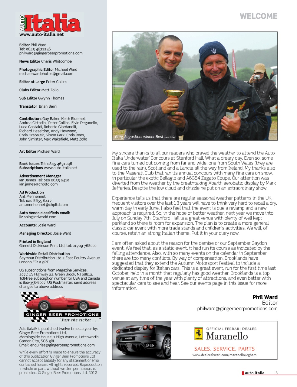 AutoItalia Magazine Preview Pages