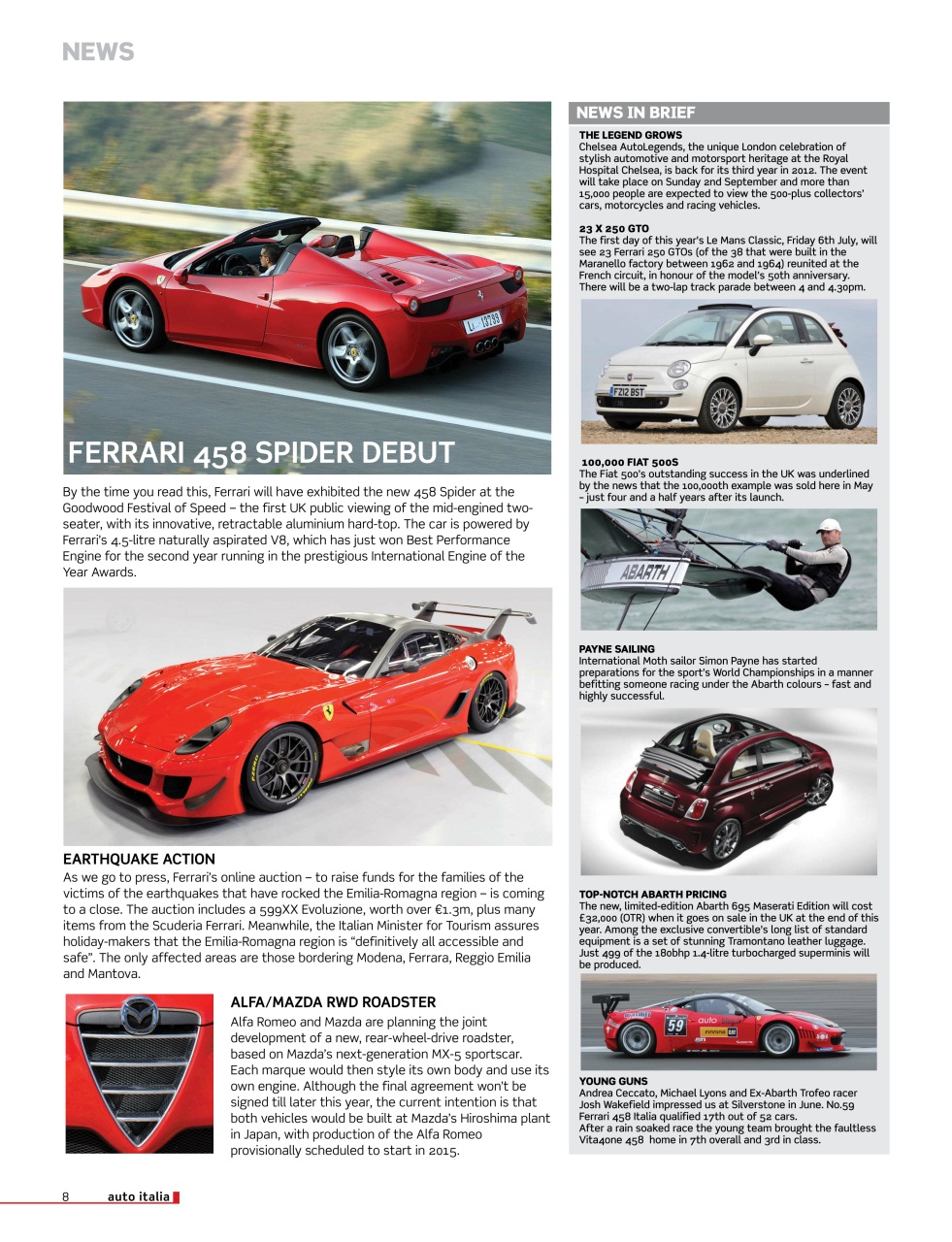 AutoItalia Magazine Preview Pages