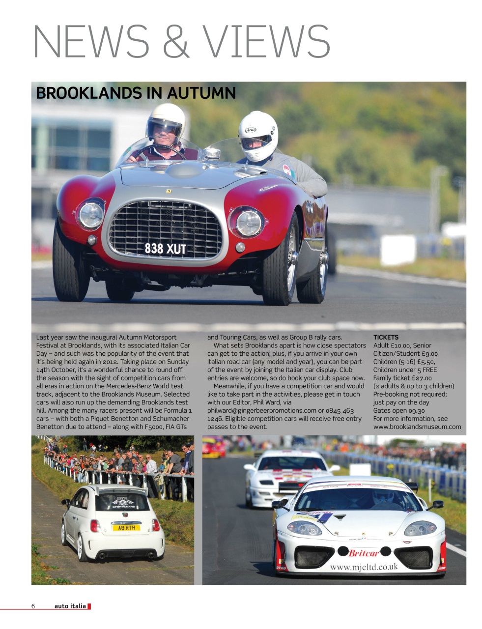 AutoItalia Magazine Preview Pages