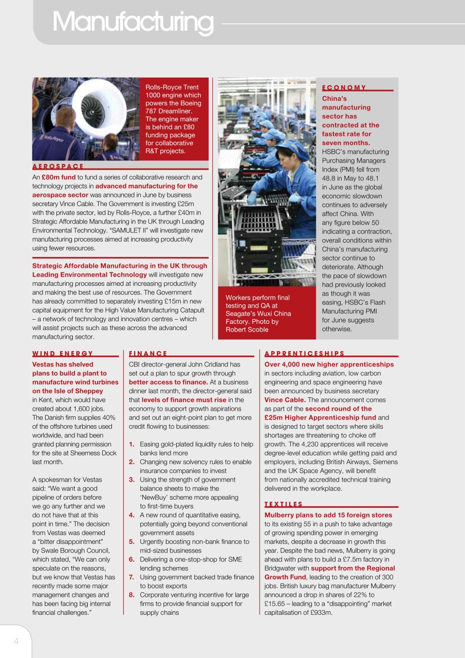 The Manufacturer Preview Pages