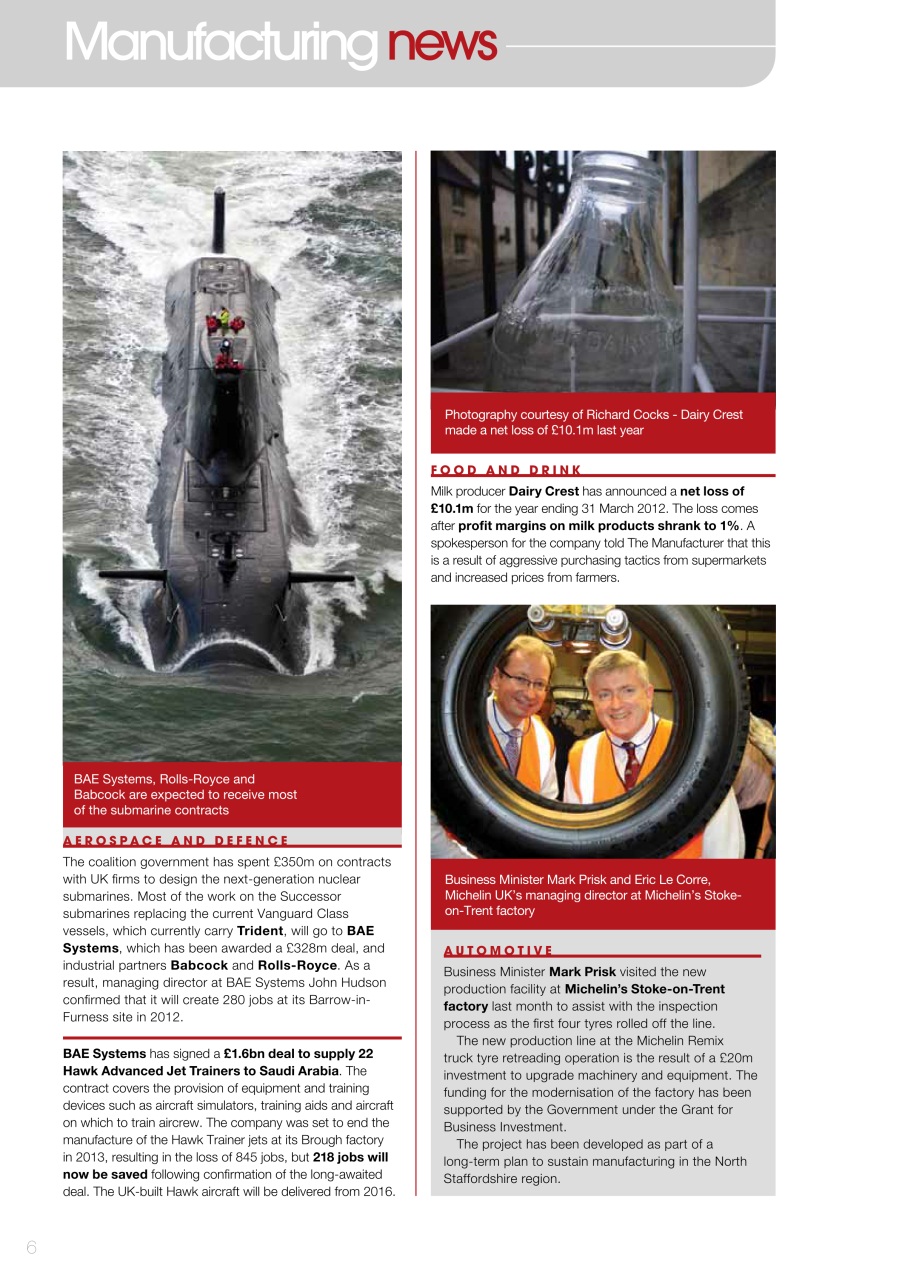 The Manufacturer Preview Pages