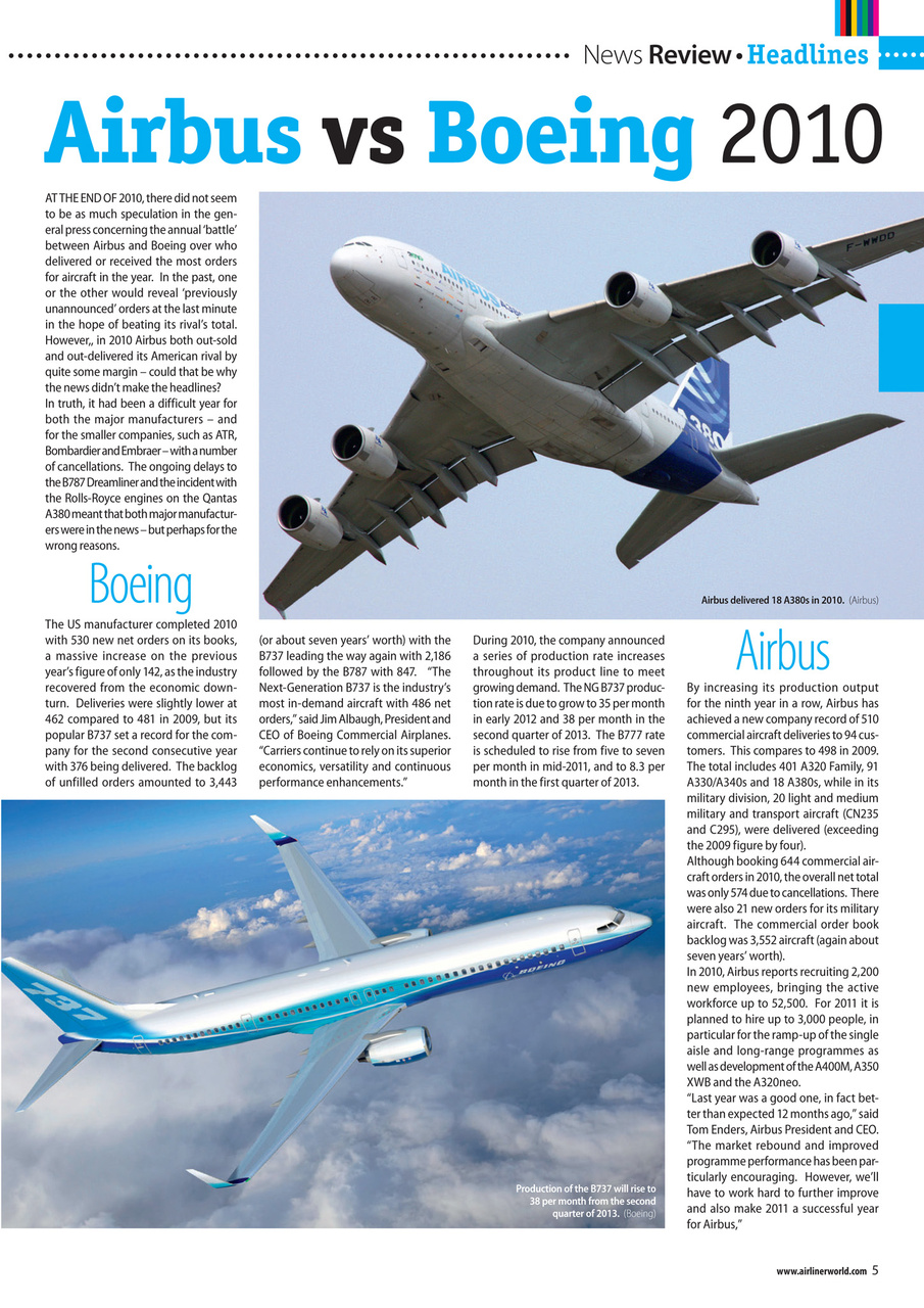 Airliner World Preview Pages