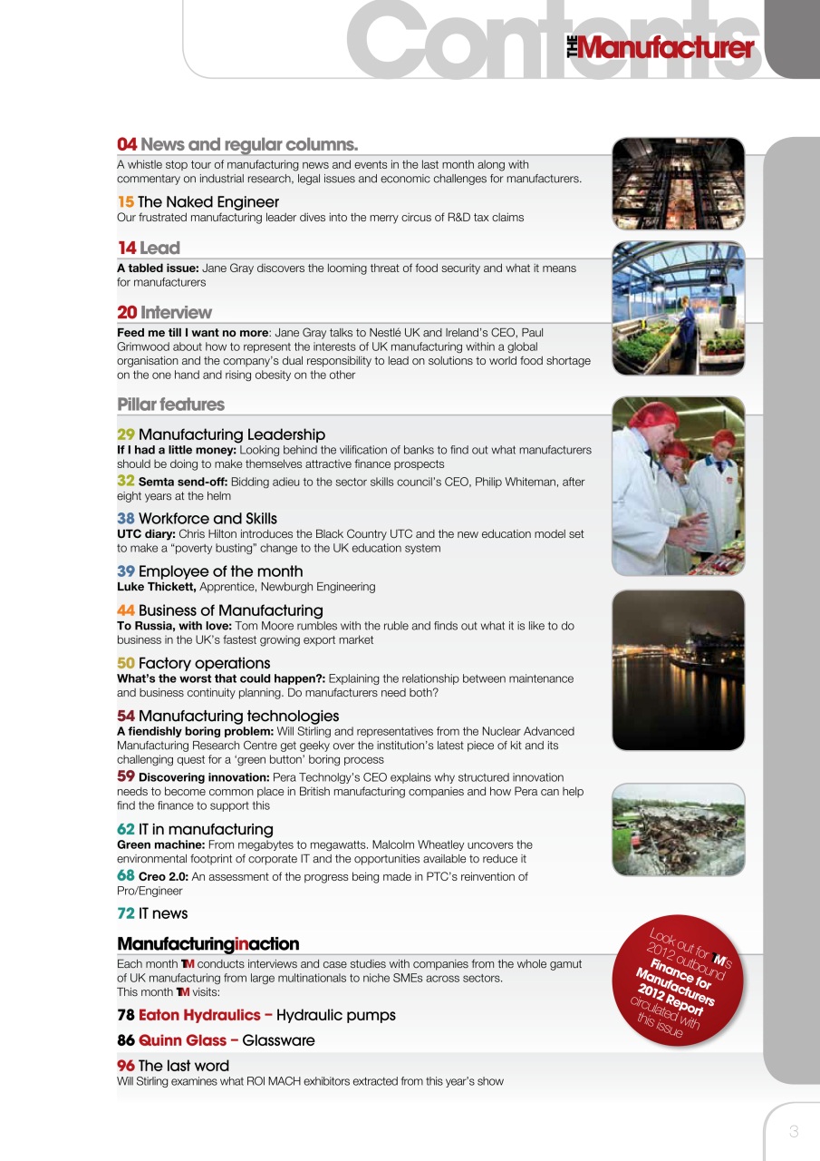 The Manufacturer Preview Pages