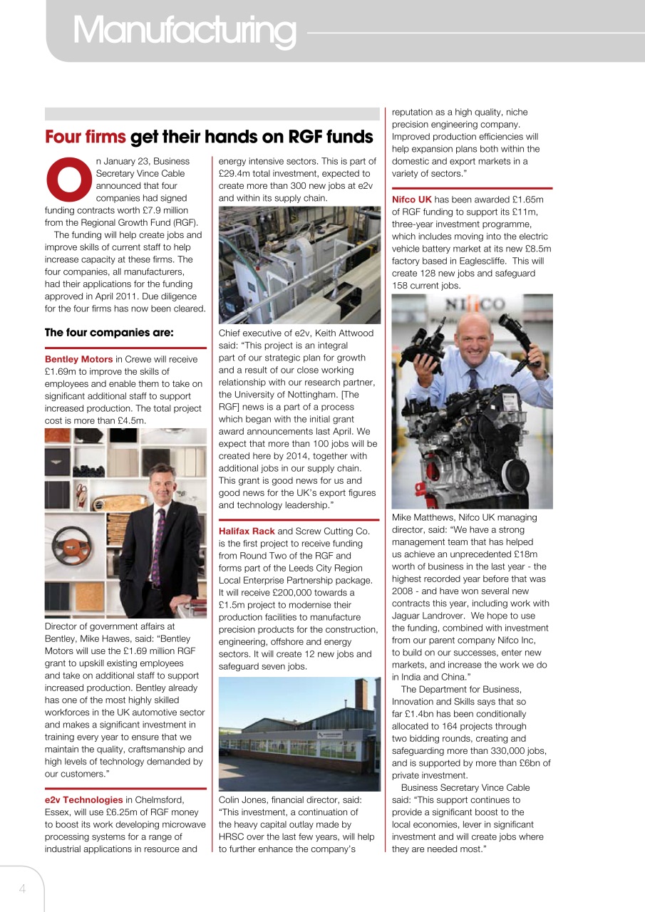 The Manufacturer Preview Pages