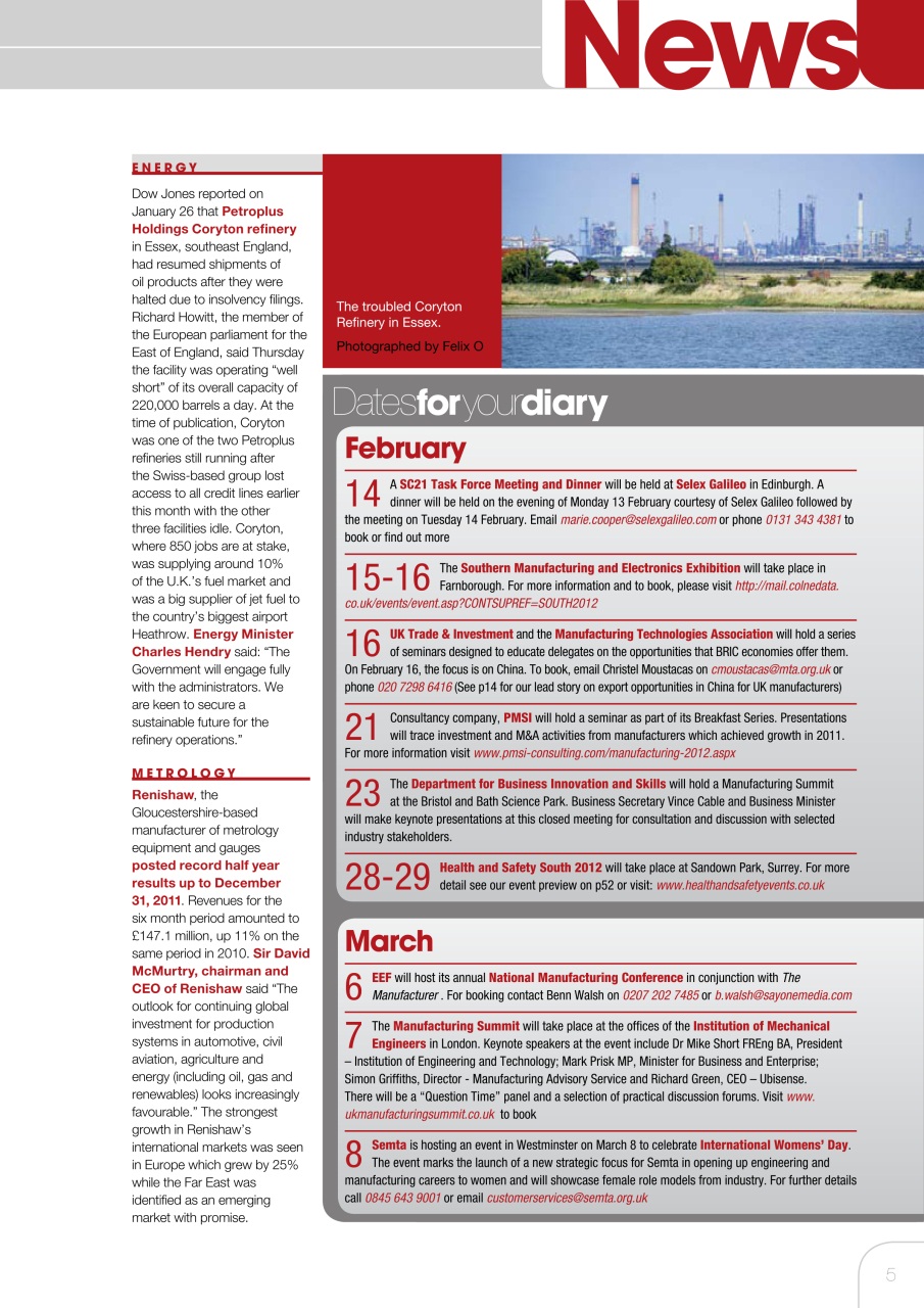 The Manufacturer Preview Pages