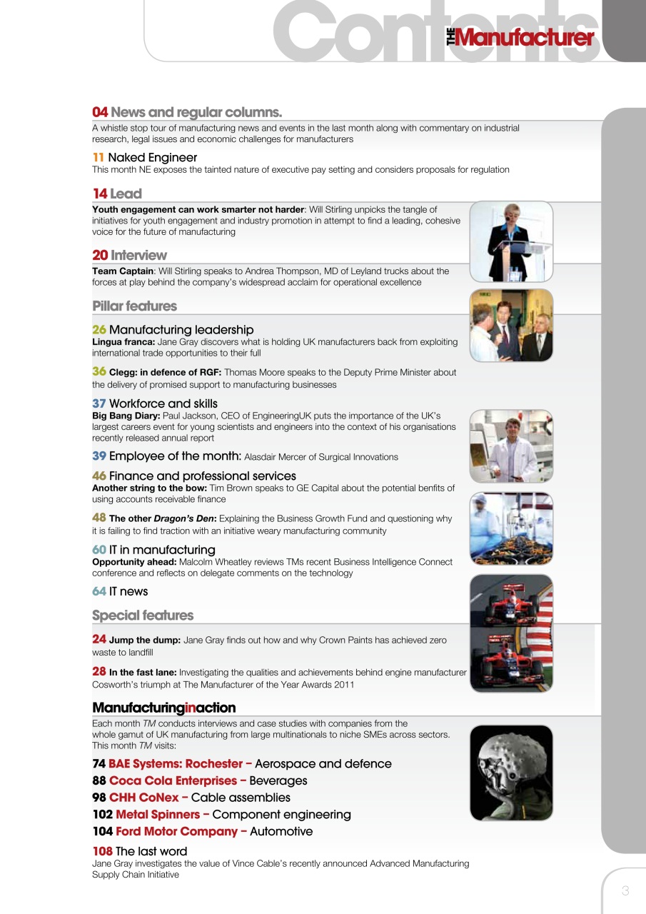 The Manufacturer Preview Pages