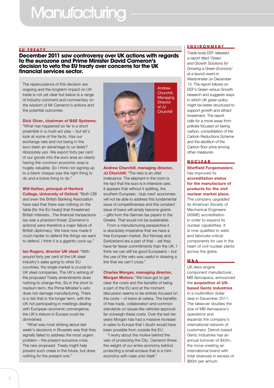 The Manufacturer Preview Pages