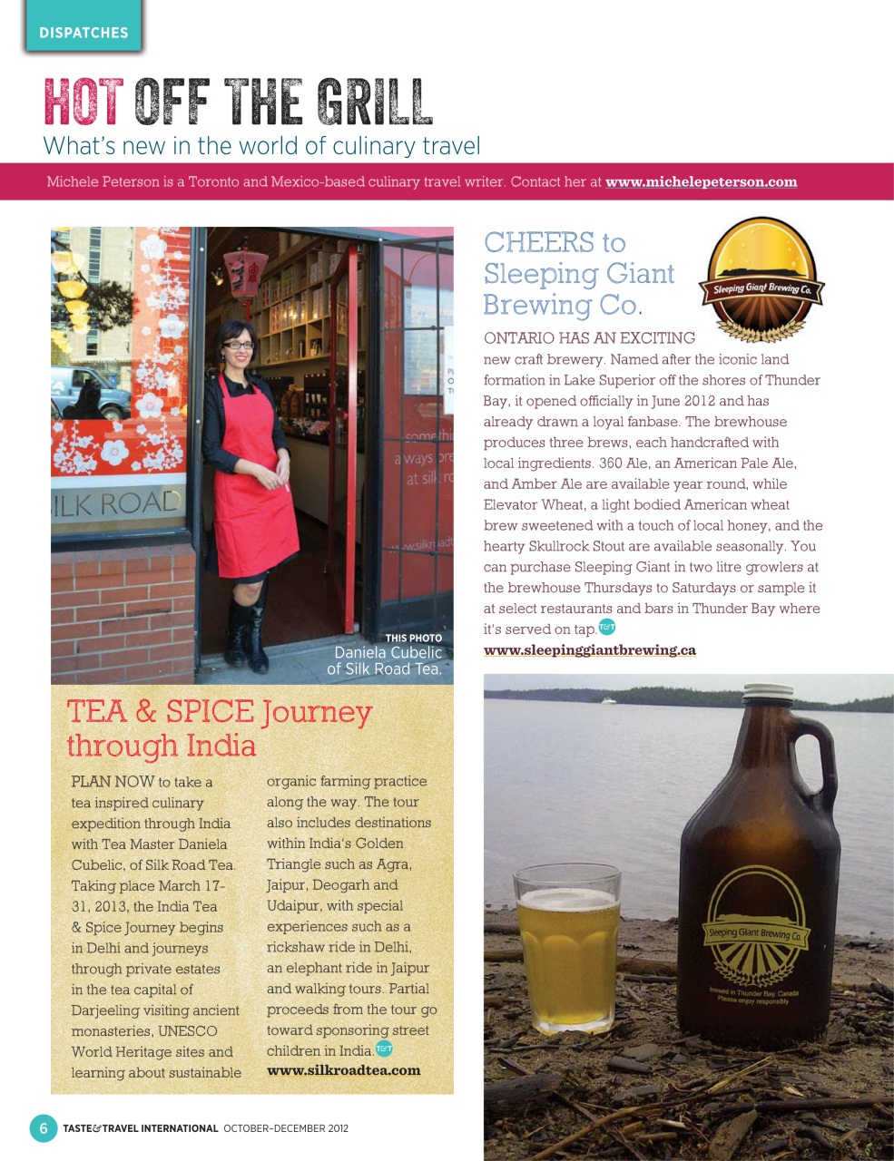 Taste & Travel International Preview Pages