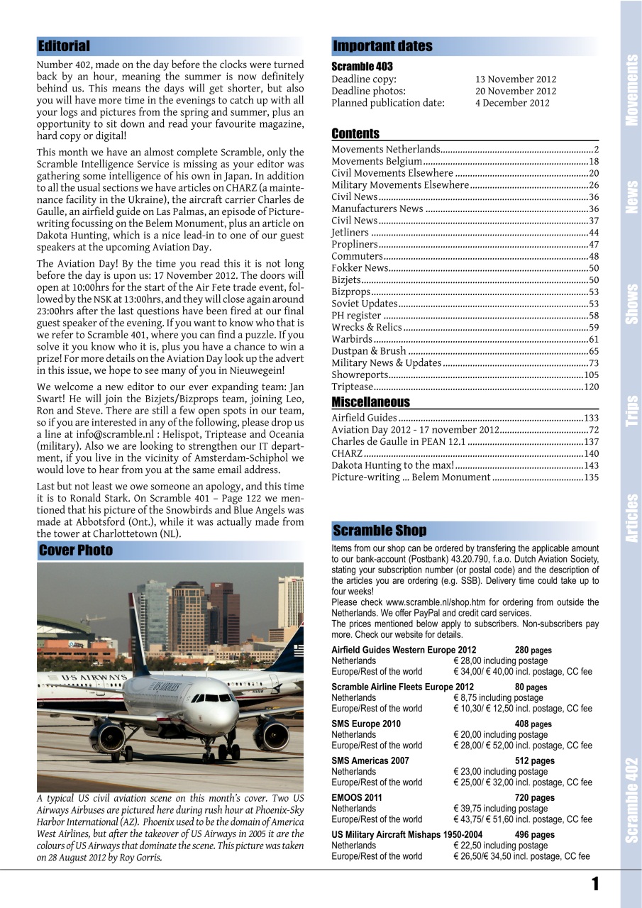 Scramble Magazine Preview Pages