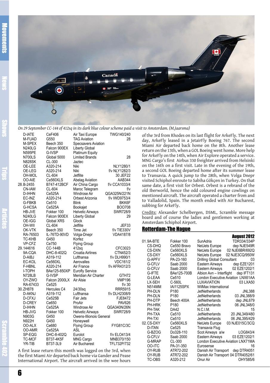 Scramble Magazine Preview Pages