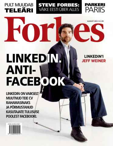 Forbes Estonia issue Forbes Aug'12