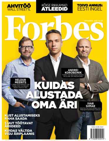 Forbes Estonia issue Forbes Sep'12