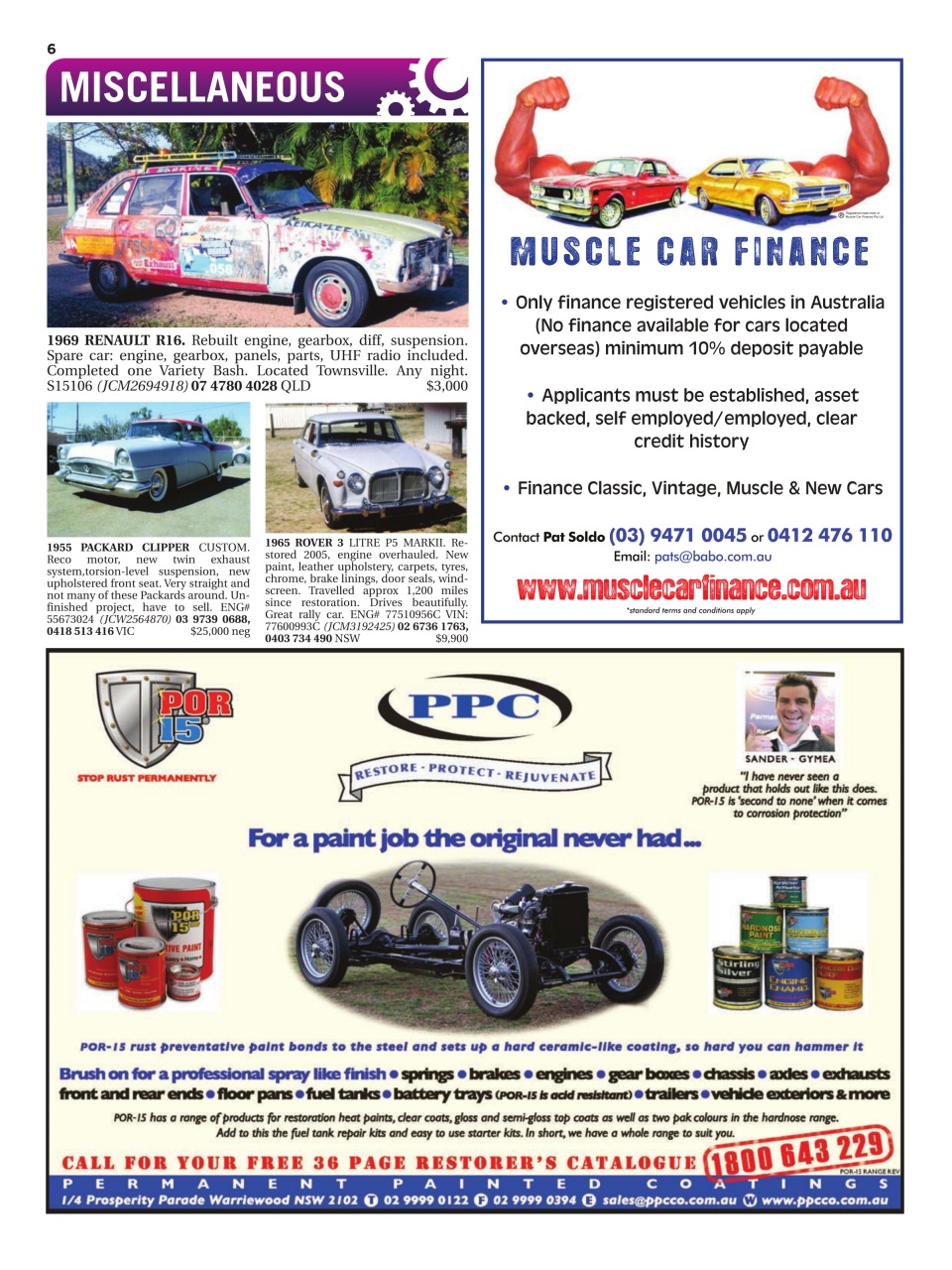 JUST CARS Preview Pages