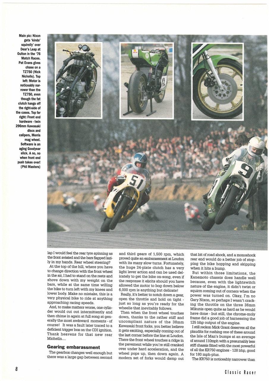 Classic Racer Preview Pages