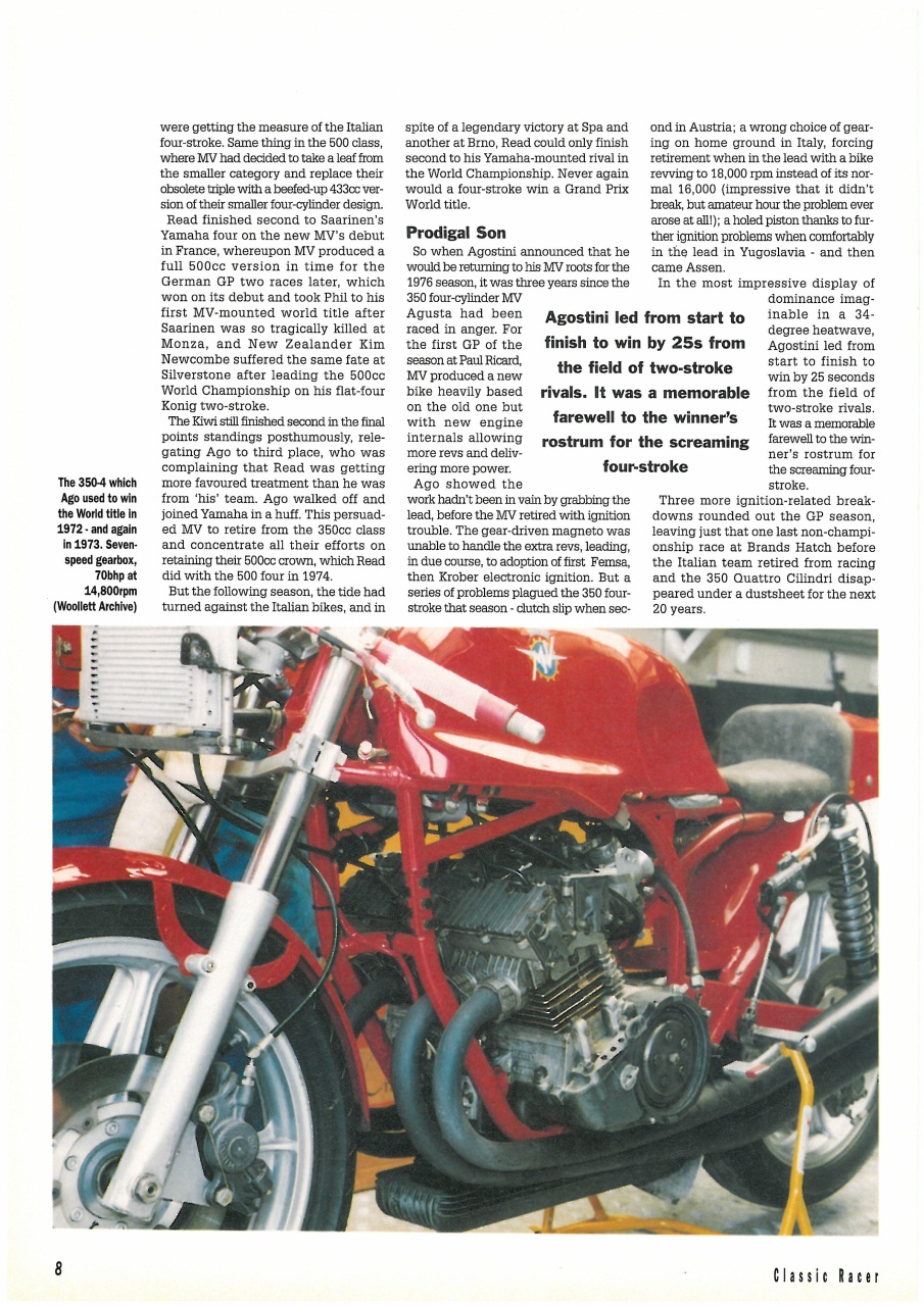 Classic Racer Preview Pages