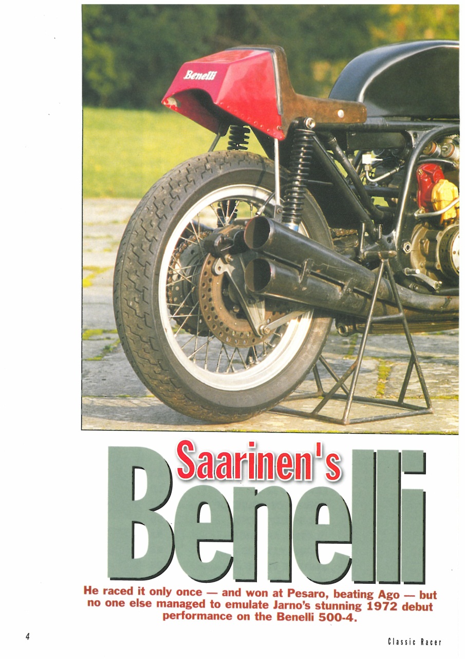 Classic Racer Preview Pages